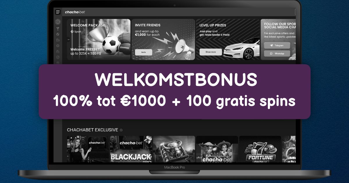 ChachaBet Casino welcome bonus